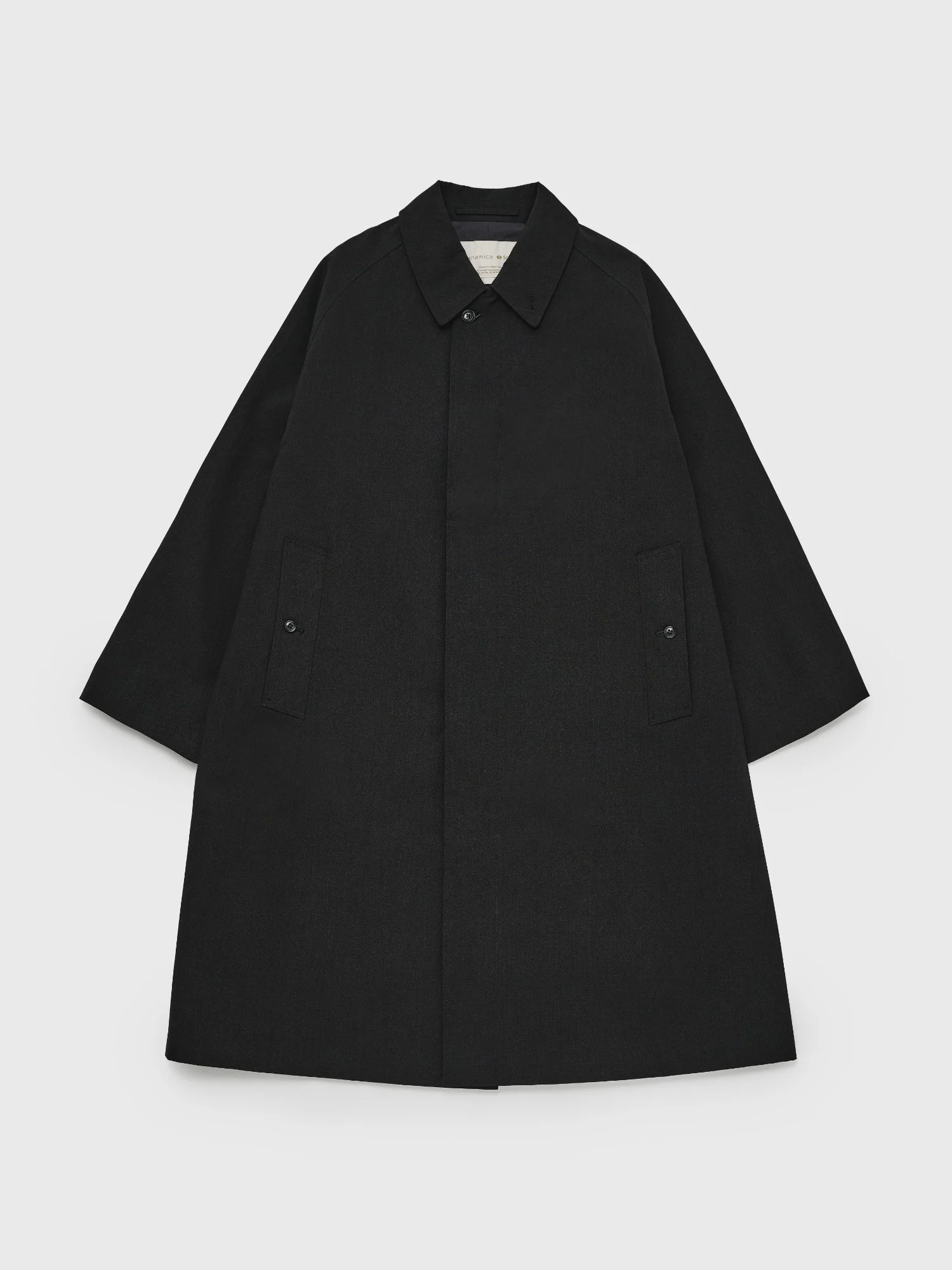 Nanamica Launches a Balmacaan Coat Made with Spiber's Brewed